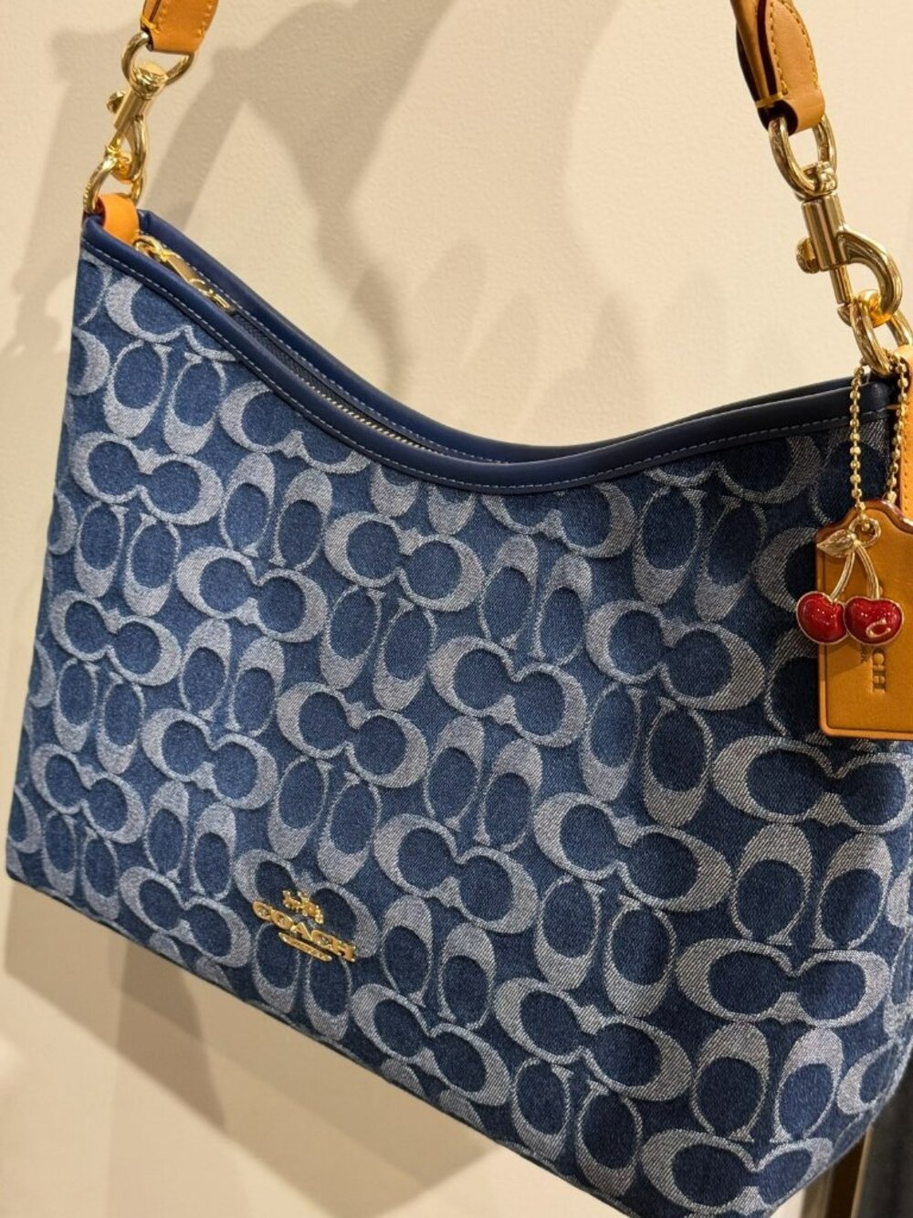 Coach Laurel CY702 Denim Shoulder Crossbody Bag. - Picture 1 of 9